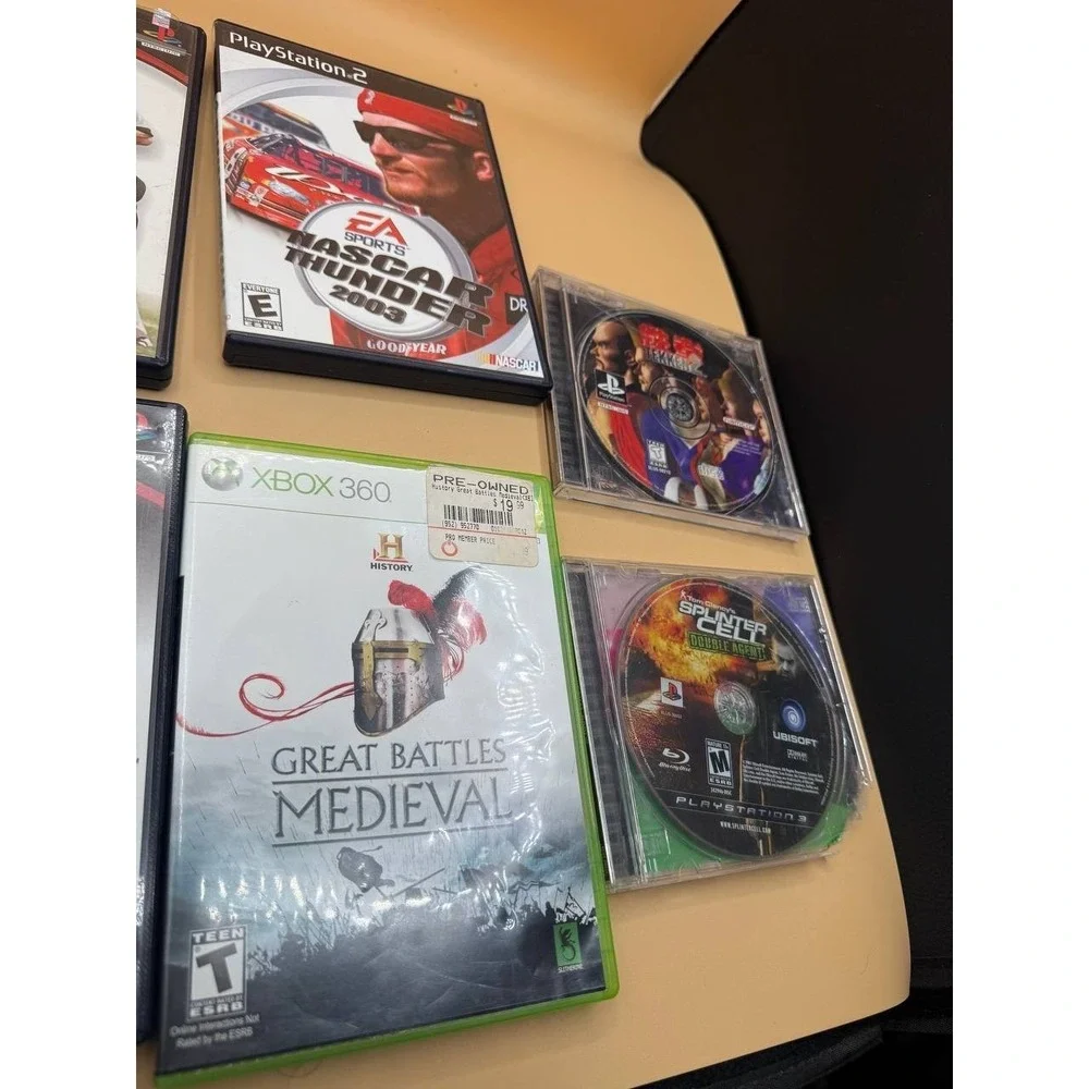 PlayStation 2&3 Xbox One Lot‎ Of 6 Games NASCAR Soccer NFL Gameday Tekken 2